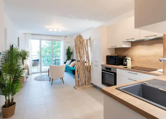 公寓 A12 - 1 Bdr Centre Train Station 5 Min Sea - Ac, Parking & Terrace