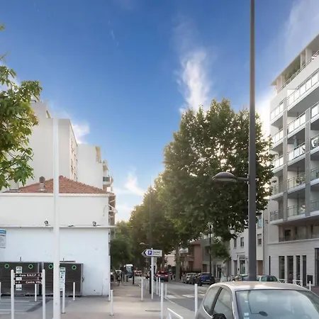 A12 -Staywiz Us - 1 Bdr Centre Train Station 5 Min Sea - Ac, Parking & Terrace Apartment Antibes